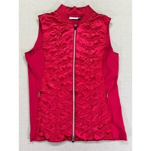 KJUS Women's Large Retention Insulated Quilted Vest Golf Outdoor Ski Snowboard